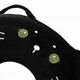 Подушка для шеи Ardesto Travel Black Cat 30 х 30 см полиуретановая пена черный (ART3033NEP) - изображение 4