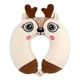 Подушка для шеи Ardesto Travel Reindeer 30х30см полиуретановая пена белый (ART3031NEP) - изображение 1