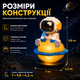 Конструктор "Сяючий Космонавт на Сатурні" – 433 деталі. Сяючий космонавт на планеті - зображення 2
