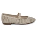 Балетки сетка Cokketa beige (4147_39) бежевая кожа с перфорацией - изображение 1