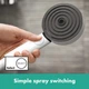 Душовий набір hansgrohe WallStoris з термостатом і штангою для душу 70 см 24250700 матовий бiлий - изображение 6