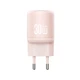 Сетевое зарядное устройство XO L151 30W 1xUSB-A+1xUSB-C Розовый (XO-L151-Pink) - изображение 2