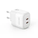 Сетевое зарядное устройство XO L140 Dual C35W 2xUSB-C Белый (XO-L140) - изображение 1