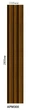 Реечная стеновая MDF панель AdaPanel APM-300 - изображение 7