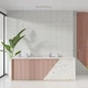 3D панель самоклеющаяся Sticker Wall под кирпич белый для стен кухни, ванной, других помещений 700х770х3мм SW-00000174 - изображение 5