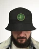 Панама Stone Island черная one size - изображение 1