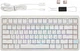 Бездротова ігрова механічна клавітура MCHOSE G75 V2 Star Core White 10000mAh, 75%, 8000Hz, Gold Axie V3, Hot-Swap, RGB, 2.4GHz/Bluetooth/USB, ENG + UA - изображение 1