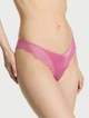 Комплект Victoria's Secret Very Sexy Lightly Lined Demi Shine Strap Bra Rose Garden Pink,без push-up+Trong Panty,Рожевий,75B-S - изображение 7