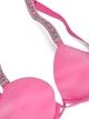 Комплект Victoria's Secret Very Sexy Lightly Lined Demi Shine Strap Bra Rose Garden Pink,без push-up+Trong Panty,Рожевий,75B-S - изображение 8