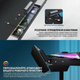 Игровой компьютерный стол для геймера Fantech DW114 с регулировкой высоты электрическим приводом режимом памяти и RGB подсветкой - изображение 8
