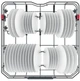 Вбудована посудомийна машина Whirlpool WIC3C33PFE - зображення 4