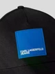 Кепка карл karl lagerfeld чорного кольору CAP-KL-004-BLK - зображення 2