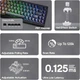 Магнітна клавіатура Epomaker HE68 Lite Black, Hall Effect, Rapid Trigger, 8000 Гц опитування, A-RGB підсвічування, 65% - зображення 8