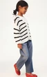 Кардиган вязаный для девочки H&M 1236362-003 122-128 см (6-8 years) черный, белый - изображение 2