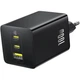 Мережевий зарядний пристрій Baseus EnerFill FE11 Fast Charger 2Type-C+USB 100W P10182102123-00 Black - зображення 1