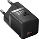 Мережевий зарядний пристрій Baseus GaN5 Mini Fast Charger 1Type-C 30W+ Cable Type-C to Type-C 100W 1m P10110902113-00 Black - зображення 2