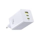 Сетевое зарядное устройство Baseus EnerFill FE11 Fast Charger 2Type-C+USB 100W P10182102213-00 White - изображение 4