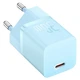 Сетевое зарядное устройство Baseus GaN5 Mini Fast Charger 1Type-C 30W+ Cable Type-C to Type-C 100W 1m P10110902313-00 Blue - изображение 2
