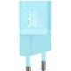 Сетевое зарядное устройство Baseus GaN5 Mini Fast Charger 1Type-C 30W+ Cable Type-C to Type-C 100W 1m P10110902313-00 Blue - изображение 3