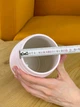Ваза для цветов и декора глиняная (керамическая) Улей 20 см Розовый - изображение 10