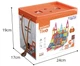 Magnetyczne Klocki Konstrukcyjne Woopie Parking 75 cm 112 elementów (45990) (5906280655990) - obraz 4