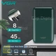 Электробритва VGR V-390 шейвер GREEN выдвижной триммер - изображение 4