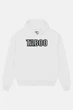 Худі оверсайз з вишивкою Taboo White 3XL - зображення 1