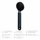 Ультразвуковая щетка для всего тела GESKE Sonic Full-Body Brush & Intensive Exfoliator 8в1 черная - изображение 3