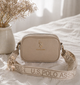 Сумка кросбоді U.S. Polo Assn. Classic Zip Crossbody Bag Taupe (бежева) - зображення 4