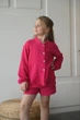 Мусліновий костюм, must-have для маленьких модниць мод ДОЕ-020, Малина, 122-128 - изображение 3