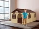 Детский игровой Домик со шторками 02550/22 пластиковый - изображение 2