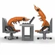 3D Конструктор Office Shrimp 12 см Фигурка Офисная креветка (01825) - изображение 4