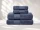 Полотенце махровое LoveYouHome хлопковое 75×150 см джинс (ly60210) - изображение 4