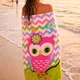 Полотенце пляжное LoveYouHome 75×150 см Совёнок (ly60192) - изображение 4