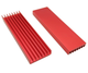 Радиатор охлаждения ENOKAY M.2 NVMe / SATA SSD 2280 70×22×3мм RED - изображение 3