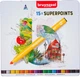 Zestaw kolorowych flamastrów Bruynzeel Expression 15 szt (8712079412975) - obraz 1