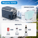 Компрессорный автохолодильник Alpicool ICF31 32 л с морозильной камерой до -20°C портативный холодильник для авто компрессор LG - изображение 11