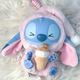 Брелок Stitch Labubu 15 см в коробці-сюрпризі Eat Something Before Sleep • Колекційна фігурка-аксесуар - зображення 2
