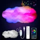 Светильник-облако DIY Cloud Atmosphere Light • LED лампа с RGB подсветкой • Декор для интерьера - изображение 6