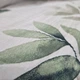 Постільна білизна KoTetextile з Турецької жатки полуторка 155-215 см 50-70 2шт білий з зеленим - зображення 7