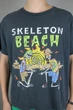 Футболка Gallery Dept Skeleton Beach винтажная серая унисекс с принтом скелетов и логотипом, 100% хлопок XS Темно-сірий (2602604733) - изображение 4