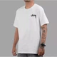 Футболка Stussy мужская Stussy Flower белая с принтом пчелы и цветка оригинальный стиль streetwear S Біла (2586960940) - зображення 6