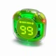 Наушники беспроводные TWS Ultrapods Pro ENC микрофон LED-дисплей RGB подсветка прозрачный кейс Type-C зелёные - изображение 4