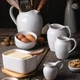 Масленка с крышкой Maxwell Williams WHITE BASICS KITCHEN, фарфоровая, 250 г - изображение 3