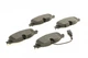 Комплект гальмівних колодок BOSCH 0 986 494 660 Audi A3, TT, Q3; Volkswagen Golf, Passat, Touran, Caddy, Tiguan, T-Roc; Seat Leon; Skoda Octavia, Superb, Karoq, Kodiaq 8V0698151D, 2K5698151A, 8V0698151S - изображение 2