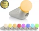 Lampka nocna dla dzieci Motorola S1 Light and Sound Soother z uspokajającymi dźwiękami Biała (120MOTOBBMMS1) - obraz 2