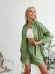 Костюм Podolyanka з натурального льону оливковий 48-52 (Арт. 0590BT) - зображення 4