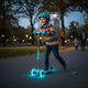 Самокат дитячий триколісний Micro Maxi Deluxe Glow LED зі світлом Блакитний - зображення 2