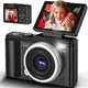 Цифровой фотоаппарат 64MP 4K, 16X Zoom, поворотный экран 3", автофокус - изображение 1
