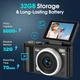 Цифровой фотоаппарат 64MP 4K, 16X Zoom, поворотный экран 3", автофокус - изображение 3